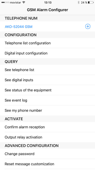 Emulate iPhone app AKO-52044 SMS Configurator using MyAndroid Emulate iPhone app AKO-52044 SMS Configurator using MyAndroid