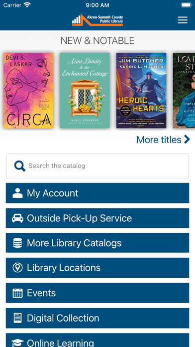 Emulate iPhone app Akron Library Mobile using MyAndroid Emulate iPhone app Akron Library Mobile using MyAndroid