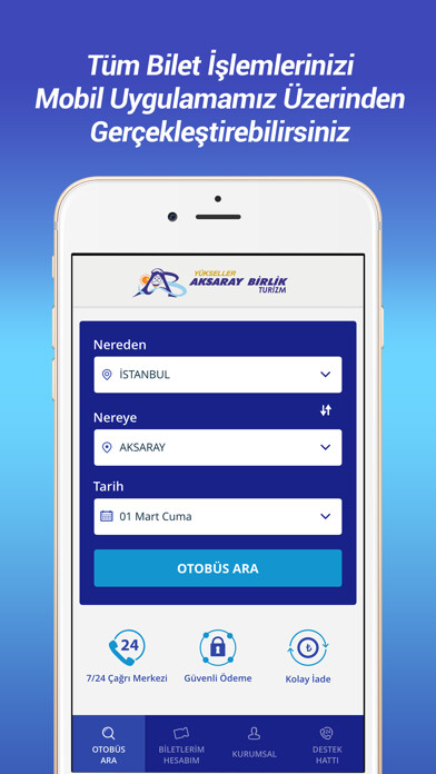 Emulate iPhone app Aksaray Birlik using MyAndroid