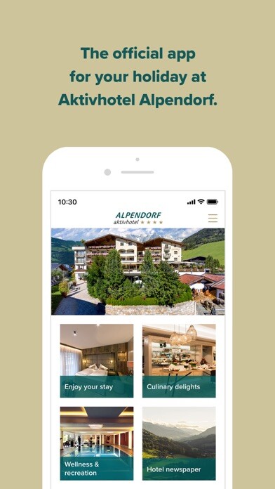 Emulate iPhone app Aktivhotel Alpendorf using MyAndroid Emulate iPhone app Aktivhotel Alpendorf using MyAndroid