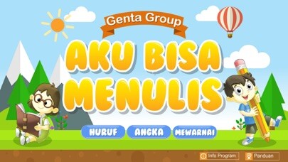Emulate iPhone app Aku Bisa Menulis using MyAndroid