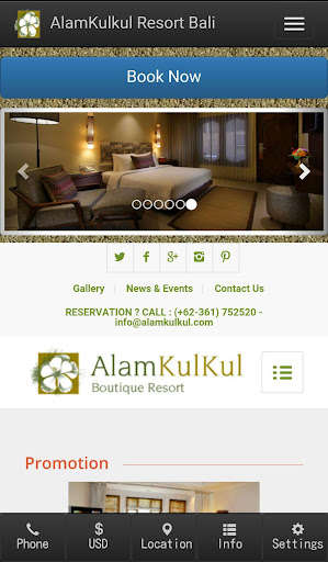 Run android online APK AlamKulkul Boutique Resort from MyAndroid or emulate AlamKulkul Boutique Resort using MyAndroid