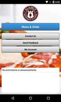 Emulate Android APK Alamut Restaurant Coffee Emulate Android APK Alamut Restaurant Coffee