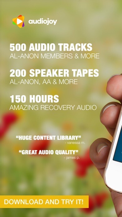 Emulate iPhone app Al-Anon Speaker Tapes for Alanon, Alateen 12 Steps using MyAndroid
