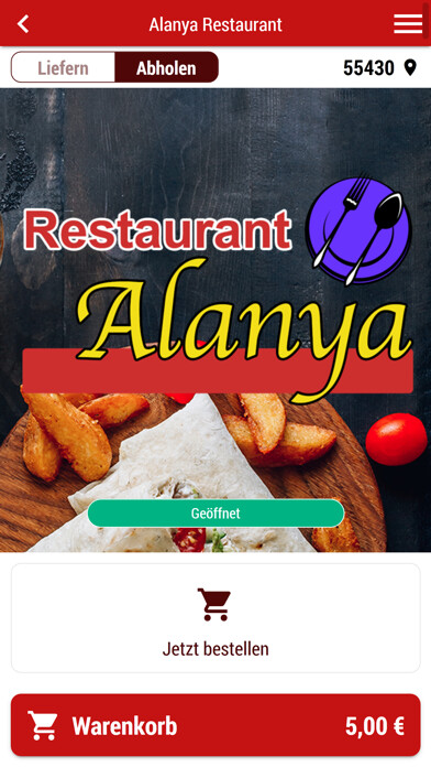 Emulate iPhone app Alanya Restaurant Oberwesel using MyAndroid Emulate iPhone app Alanya Restaurant Oberwesel using MyAndroid