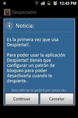 Emulate Android APK ALARMA FLASH