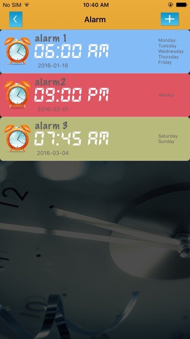 Emulate iPhone app Alarm Calender using MyAndroid Emulate iPhone app Alarm Calender using MyAndroid