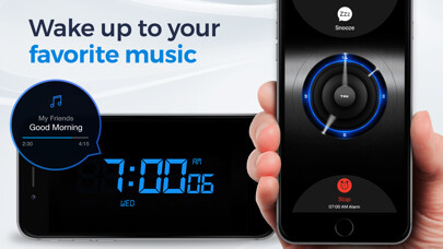 Emulate iPhone app Alarm Clock for Me - Wake Up! using MyAndroid