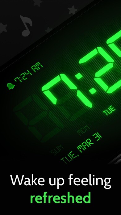 Emulate iPhone app Alarm Clock HD using MyAndroid