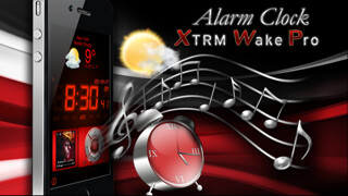 Emulate iPhone app Alarm Clock Xtrm Wake Pro - Weather + Music Player using MyAndroid