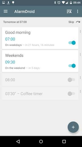 Run android online APK AlarmDroid (alarm clock) from MyAndroid or emulate AlarmDroid (alarm clock) using MyAndroid Run android online APK AlarmDroid (alarm clock) from MyAndroid or emulate AlarmDroid (alarm clock) using MyAndroid