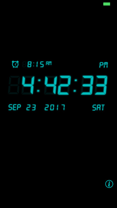 Emulate iPhone app Alarm Night Clock / Music using MyAndroid