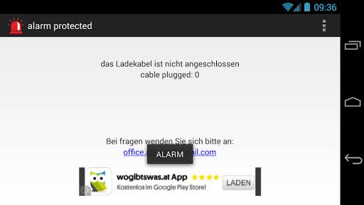 Run android online APK alarm protected Tablet from MyAndroid or emulate alarm protected Tablet using MyAndroid