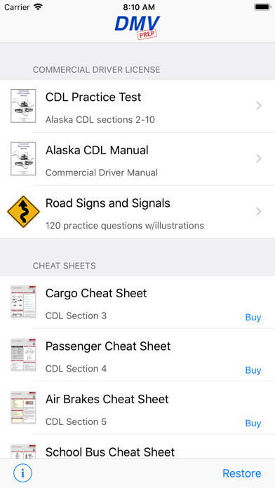 Emulate iPhone app Alaska CDL Test Prep using MyAndroid Emulate iPhone app Alaska CDL Test Prep using MyAndroid