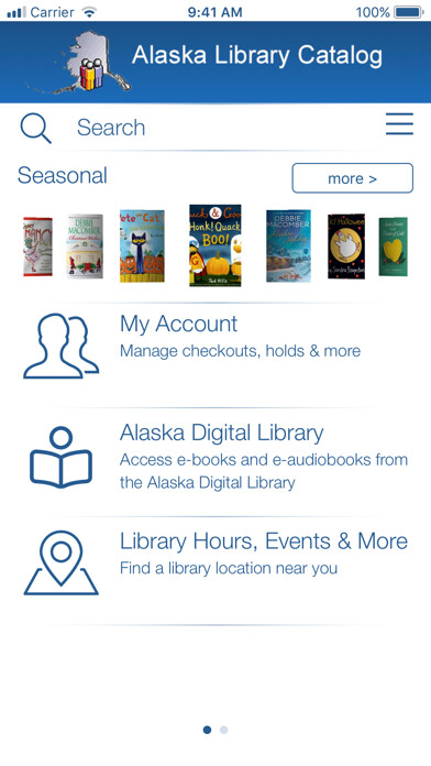 Emulate iPhone app Alaska Library Catalog using MyAndroid Emulate iPhone app Alaska Library Catalog using MyAndroid