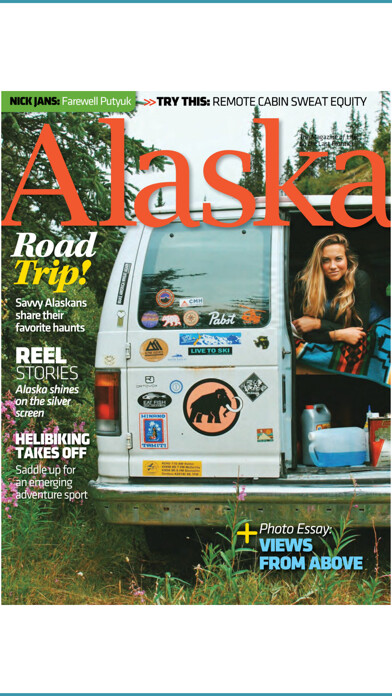 Emulate iPhone app Alaska Magazine using MyAndroid