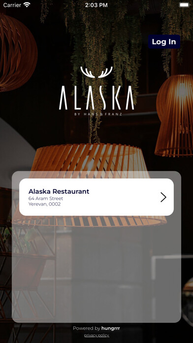Emulate iPhone app Alaska Restaurant using MyAndroid Emulate iPhone app Alaska Restaurant using MyAndroid