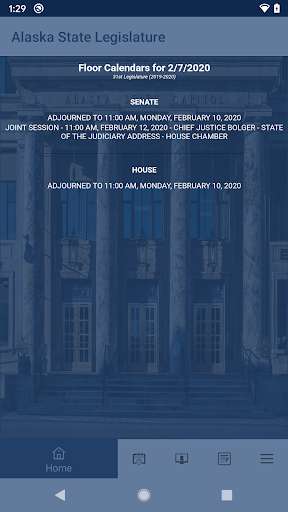 Emulate Android APK Alaska State Legislature