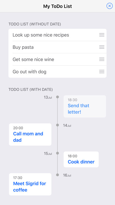 Emulate iPhone app Al Assistant - Chatbot for Tasks and ToDo Lists using MyAndroid