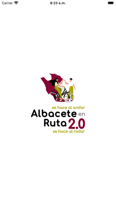 Emulate iPhone app Albacete en Ruta using MyAndroid