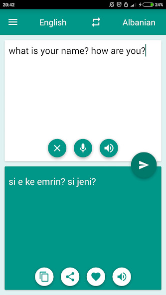 Run android online APK Albanian English Translator from MyAndroid or emulate Albanian English Translator using MyAndroid