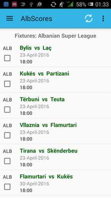 Emulate Android APK Albanian Live Scores App Emulate Android APK Albanian Live Scores App
