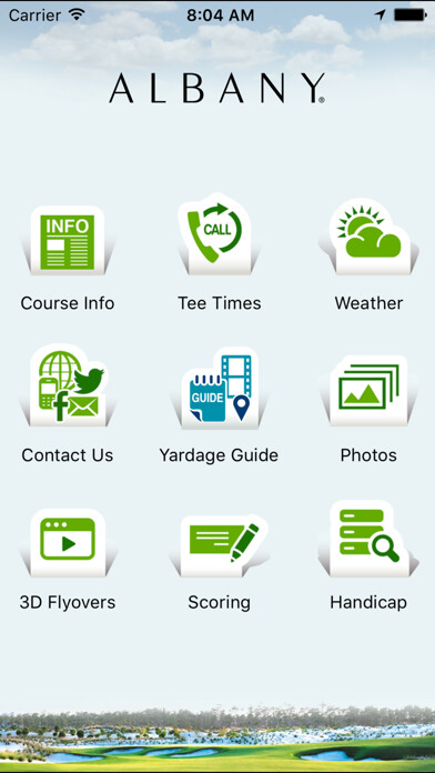 Emulate iPhone app Albany Golf Club using MyAndroid Emulate iPhone app Albany Golf Club using MyAndroid