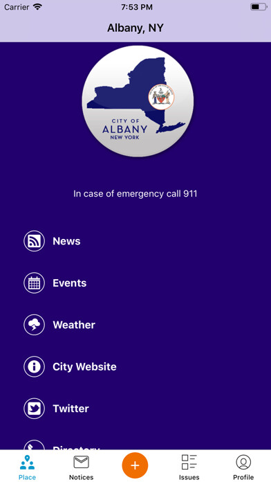 Emulate iPhone app AlbanyWorks4U using MyAndroid