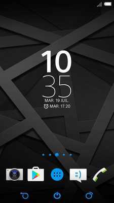 Emulate Android APK AlbatroZ theme : Blackblue Emulate Android APK AlbatroZ theme : Blackblue