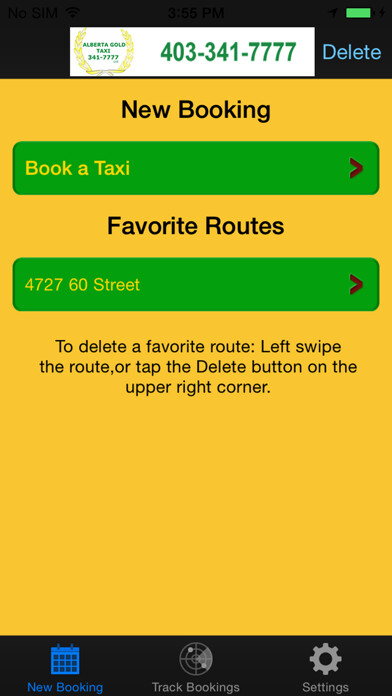 Emulate iPhone app Alberta Gold Taxi using MyAndroid Emulate iPhone app Alberta Gold Taxi using MyAndroid