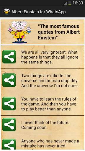 Run android online APK Albert Einstein for WhatsApp from MyAndroid or emulate Albert Einstein for WhatsApp using MyAndroid