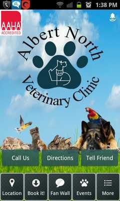 Emulate Android APK Albert North Veterinary Clinic