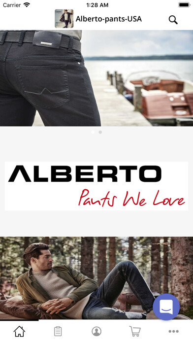 Emulate iPhone app Alberto-Pants-USA using MyAndroid Emulate iPhone app Alberto-Pants-USA using MyAndroid