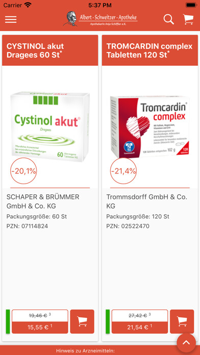 Emulate iPhone app Albert Schweitzer Apotheke using MyAndroid Emulate iPhone app Albert Schweitzer Apotheke using MyAndroid