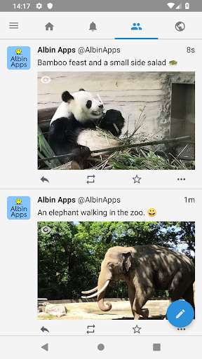 Emulate Android APK Albin.social