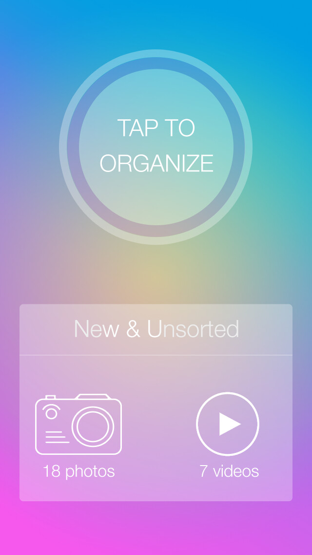 Emulate iPhone app Albums - organize your photos and videos using MyAndroid