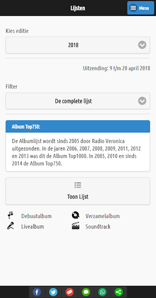Run android online APK Album Top500 from MyAndroid or emulate Album Top500 using MyAndroid