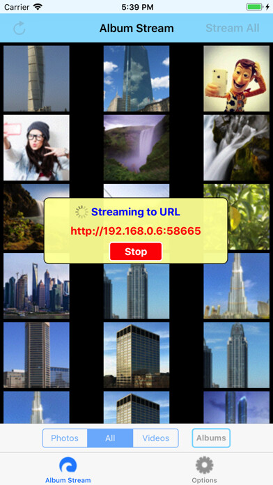 Emulate iPhone app Album Transfer - Photos /Video using MyAndroid Emulate iPhone app Album Transfer - Photos /Video using MyAndroid