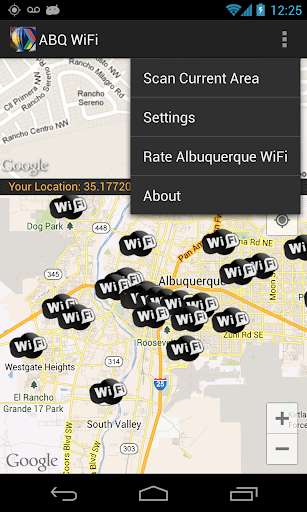 Emulate Android APK Albuquerque WiFi