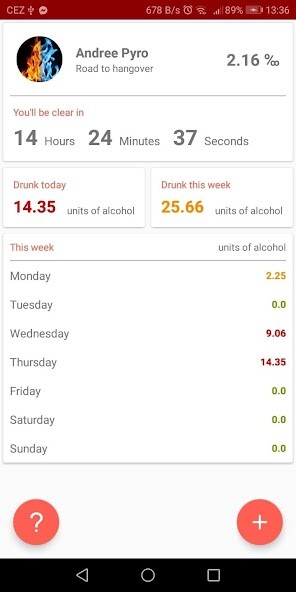 Run android online APK Alcohol Calculator, Tracker from MyAndroid or emulate Alcohol Calculator, Tracker using MyAndroid