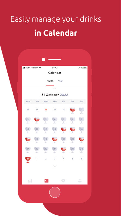 Emulate iPhone app Alcohol Drink Calendar using MyAndroid Emulate iPhone app Alcohol Drink Calendar using MyAndroid
