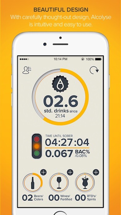 Emulate iPhone app Alcolyse using MyAndroid