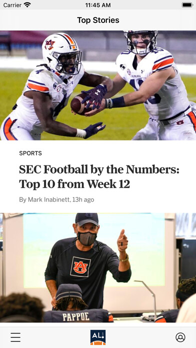 Emulate iPhone app AL.com: Auburn Football using MyAndroid Emulate iPhone app AL.com: Auburn Football using MyAndroid