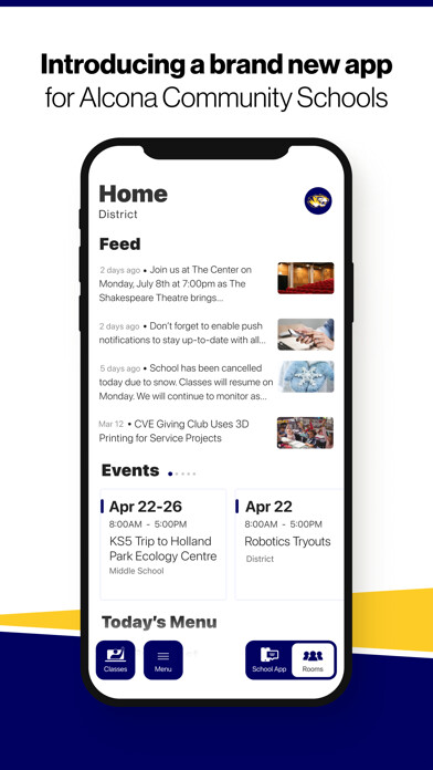 Emulate iPhone app Alcona Community Schools using MyAndroid Emulate iPhone app Alcona Community Schools using MyAndroid