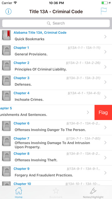 Emulate iPhone app AL Criminal Code Title 13A Law using MyAndroid Emulate iPhone app AL Criminal Code Title 13A Law using MyAndroid