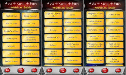 Run android online APK Alda + Kirey + Fitri: Lagu Terbaik Lengkap from MyAndroid or emulate Alda + Kirey + Fitri: Lagu Terbaik Lengkap using MyAndroid