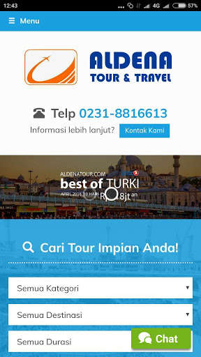 Run android online APK Aldena Travel Umroh from MyAndroid or emulate Aldena Travel Umroh using MyAndroid