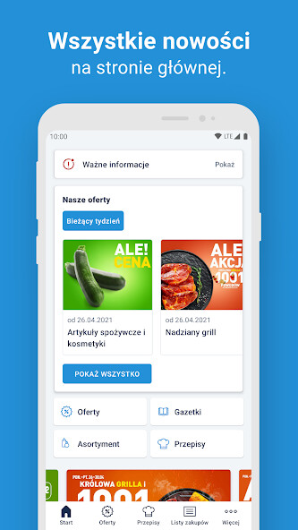Run android online APK ALDI - Oferty i lista zakupów from MyAndroid or emulate ALDI - Oferty i lista zakupów using MyAndroid
