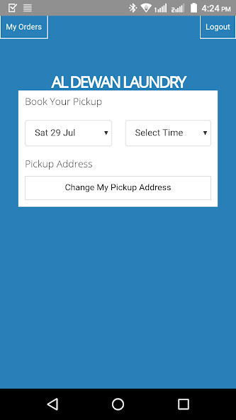 Run android online APK Al Diwan Laundry (UAE) from MyAndroid or emulate Al Diwan Laundry (UAE) using MyAndroid