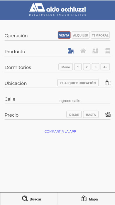 Emulate iPhone app Aldo Occhiuzzi Mobile using MyAndroid